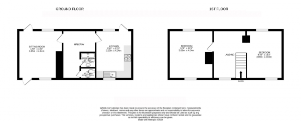 Floor Plan Image for 2 Bedroom Property for Sale in High Street, Evington, Leicester