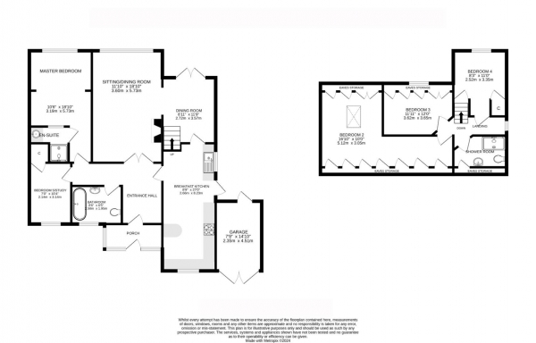 Floor Plan Image for 4 Bedroom Detached House for Sale in Beeby Road, Scraptoft, Leicester