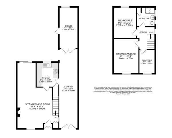 Floor Plan Image for 3 Bedroom Semi-Detached House for Sale in Stoneleigh Way, Minister Grange, Leicester