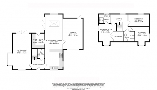 Floor Plan Image for 3 Bedroom Detached House for Sale in Dovecot Close, Congerstone, Nuneaton