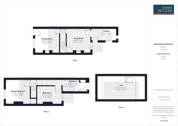 Floor Plan Image for 2 Bedroom Terraced House for Sale in Henton Road, West End, Leicester