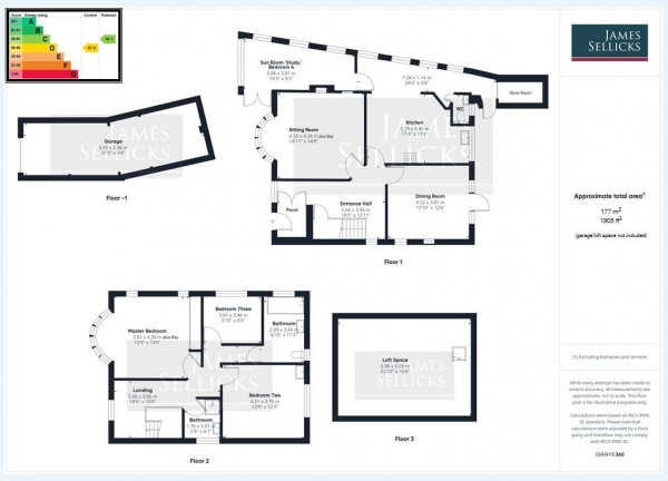 Floor Plan Image for 3 Bedroom Detached House for Sale in Birstall Road, Birstall, Leicestershire