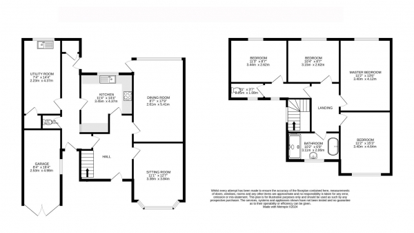 Floor Plan Image for 4 Bedroom Semi-Detached House for Sale in Spencefield Lane, Evington, Leicester