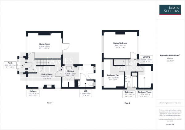 Floor Plan Image for 3 Bedroom End of Terrace House for Sale in Henley Road, West End, Leicester