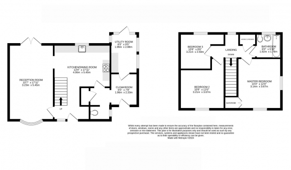 Floor Plan Image for 3 Bedroom Semi-Detached House for Sale in The Drive, Scraptoft, Leicester