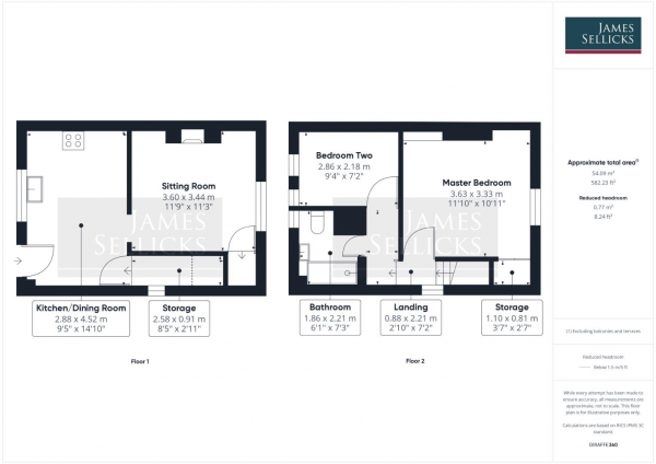 Floor Plan Image for 2 Bedroom Semi-Detached House for Sale in Uppingham Road, Skeffington, Leicestershire