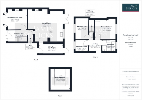 Floor Plan Image for 4 Bedroom Semi-Detached House for Sale in Sandy Rise, Wigston, Leicestershire