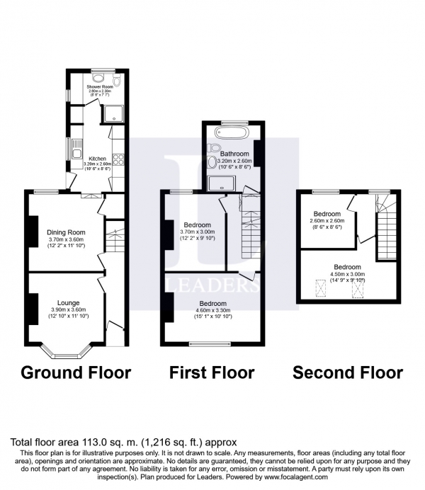 Floor Plan for 4 Bedroom Detached House to Rent in Satchell Lane, Hamble, Southampton, SO31, 4HL - £288 pw | £1250 pcm