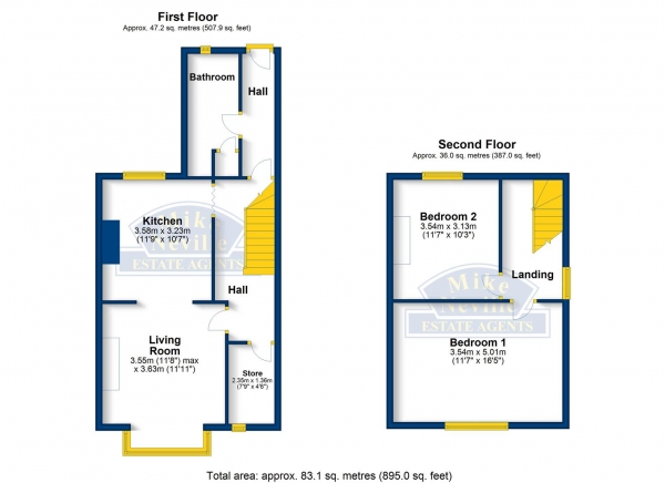 Floor Plan Image for 2 Bedroom Mixed Use for Sale in High Street, Rushden, NN10 0NZ