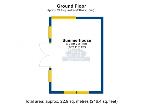 Floor Plan Image for 4 Bedroom Detached House for Sale in Wellingborough Road, Rushden, NN10 9YG