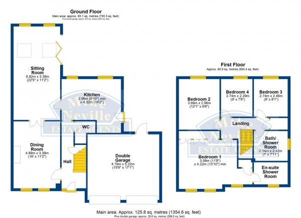 Floor Plan Image for 4 Bedroom Detached House for Sale in Hyacinth Way, Rushden, NN10 0UR