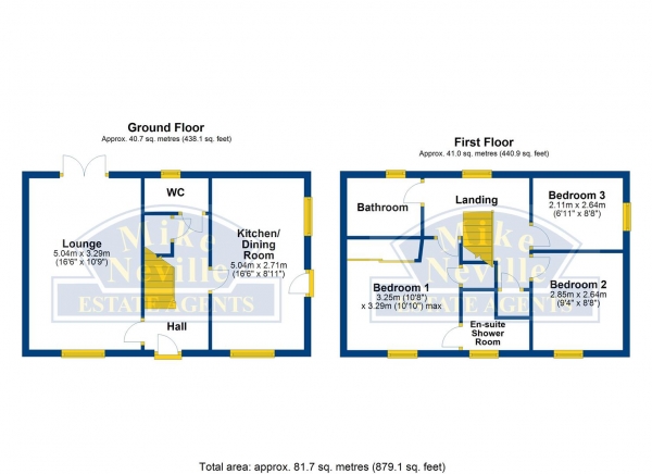 Floor Plan Image for 3 Bedroom Detached House for Sale in Vicarage Road, Rushden, NN10 0BF