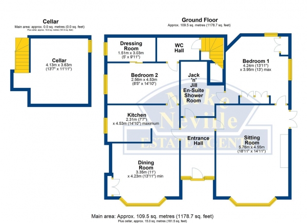 Floor Plan Image for 2 Bedroom Retirement Property for Sale in 11 Park Road, Rushden, NN10 0RW