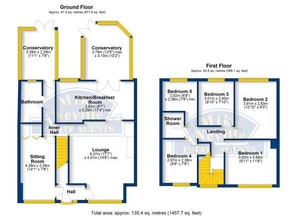 Floor Plan Image for 5 Bedroom Semi-Detached House for Sale in Fitzwilliam Road, Irthlingborough, NN9 5SX