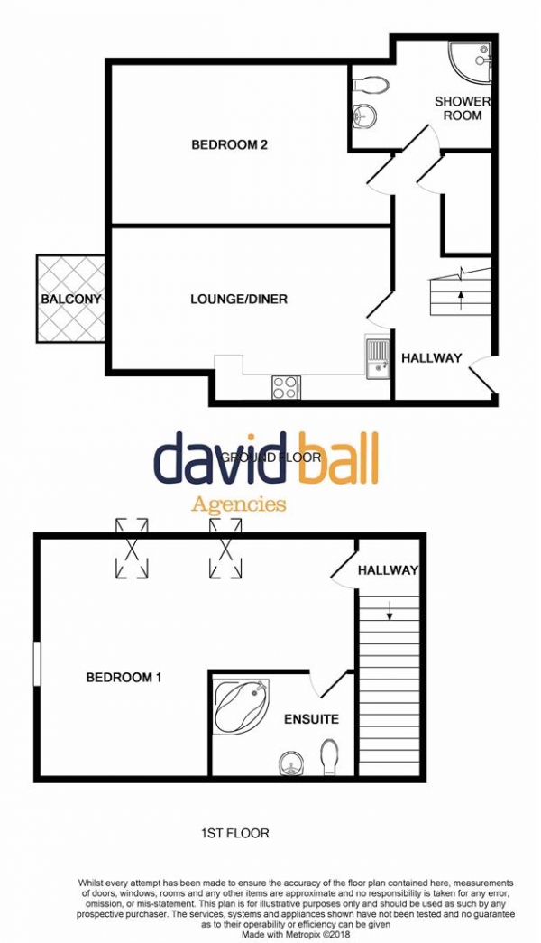 Floor Plan Image for 2 Bedroom Apartment for Sale in Watergate Bay, Newquay