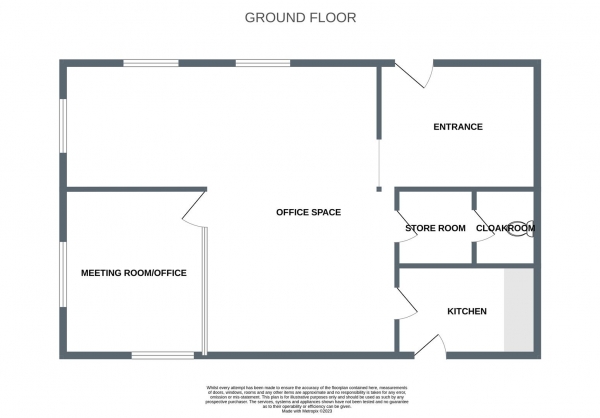 Floor Plan Image for Commercial Property to Rent in Stret Kosti Veur Woles, Nansledan, Newquay