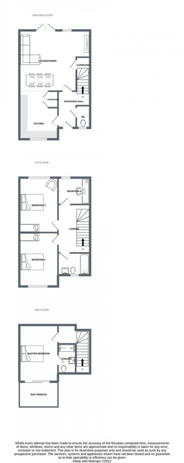Floor Plan Image for 4 Bedroom Terraced House for Sale in St. Annes Road, Newquay