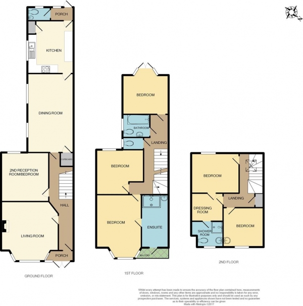 Floor Plan Image for 6 Bedroom End of Terrace House for Sale in Edgcumbe Avenue, Newquay