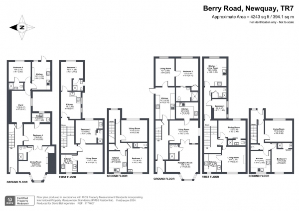 Floor Plan Image for 10 Bedroom Commercial Property for Sale in Berry Road, Newquay