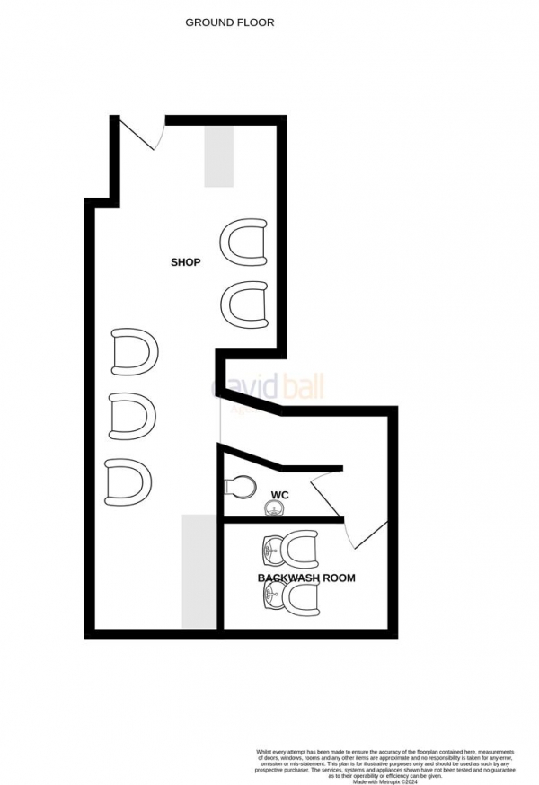 Floor Plan for Commercial Property for Sale in Beachfield Avenue, Newquay, TR7, 1DP -  &pound65,000