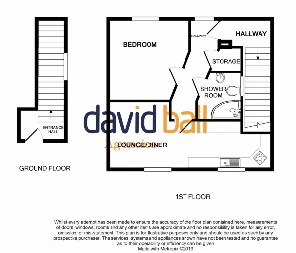 Floor Plan Image for 1 Bedroom Apartment for Sale in Heybrook Mews, Newquay