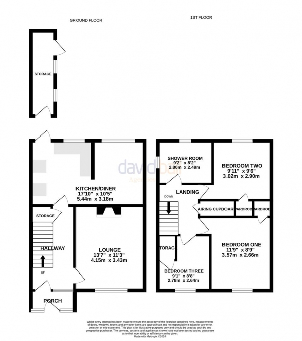 Floor Plan Image for 3 Bedroom Semi-Detached House for Sale in Trembath Crescent, Newquay