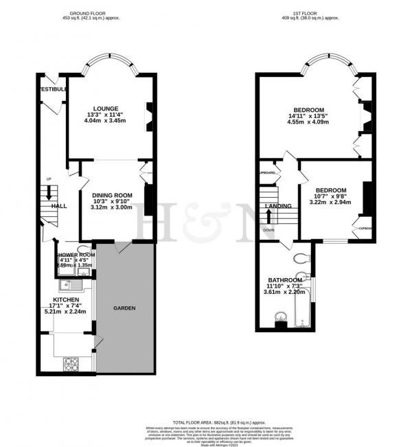 Floor Plan Image for 2 Bedroom Property for Sale in Borough Street, Brighton