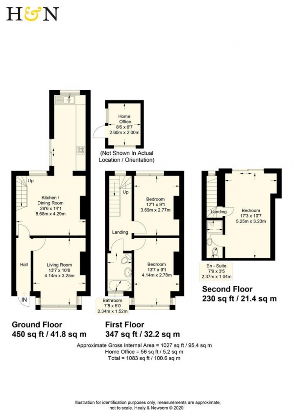 Floor Plan Image for 3 Bedroom Property for Sale in Ashford Road, Brighton