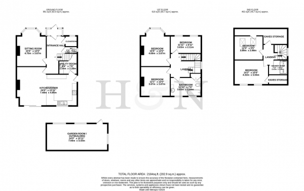 Floor Plan Image for 5 Bedroom Property for Sale in Roman Road, Hove