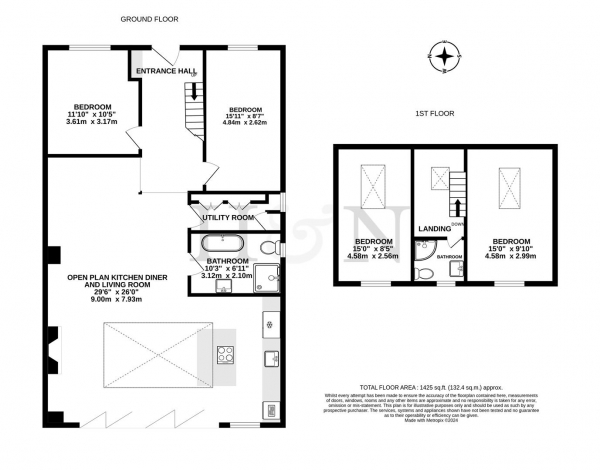 Floor Plan Image for 4 Bedroom Semi-Detached House for Sale in Hammy Lane, Shoreham-By-Sea