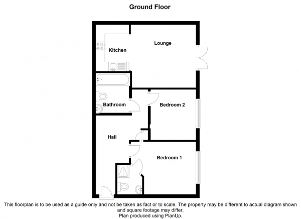 Floor Plan Image for 2 Bedroom Apartment for Sale in Conisbrough Keep, City Centre, Coventry