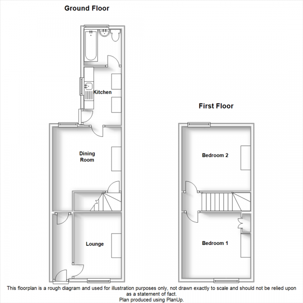 Floor Plan Image for 2 Bedroom Property for Sale in Westwood Road, Earlsdon