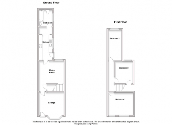 Floor Plan Image for 3 Bedroom Property for Sale in Hall Green Road, Coventry