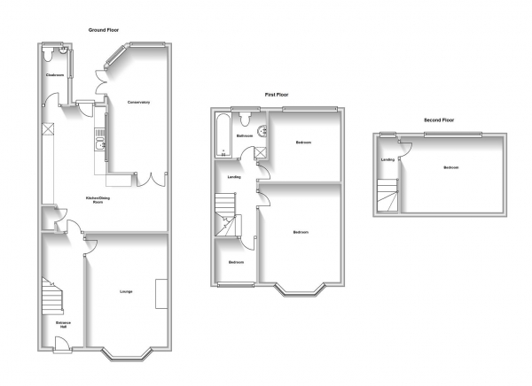 Floor Plan Image for 4 Bedroom Property for Sale in Momus Boulevard, Binley, Coventry