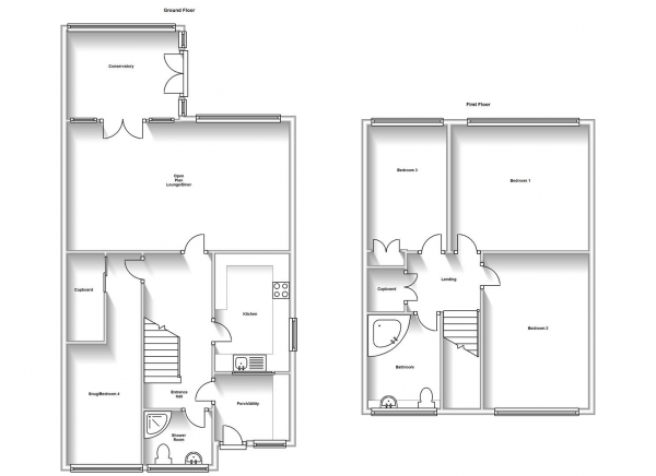 Floor Plan Image for 3 Bedroom Detached House for Sale in Brownshill Green Road, Coundon, Coventry