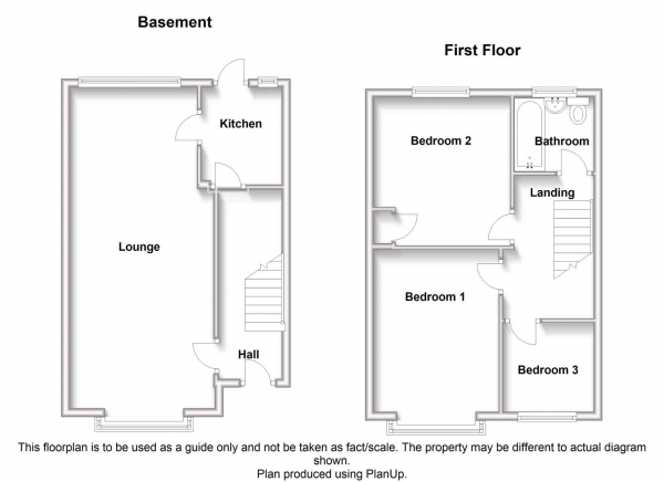 Floor Plan Image for 3 Bedroom End of Terrace House for Sale in Cornelius Street, Cheylesmore, Coventry