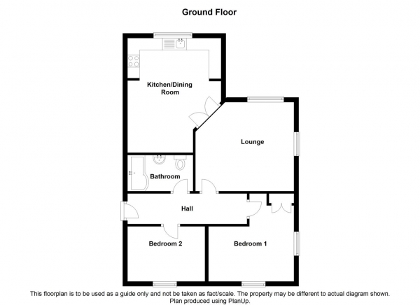 Floor Plan Image for 2 Bedroom Apartment for Sale in Jefferson Way, Bannerbrook Park, Coventry