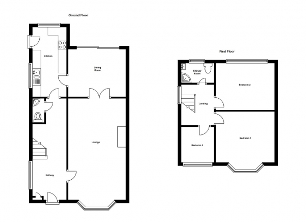 Floor Plan Image for 3 Bedroom Semi-Detached House for Sale in Norton Hill Drive, Wyken, Coventry