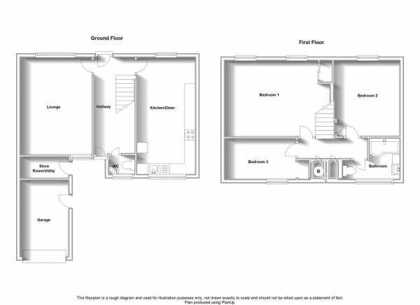 Floor Plan Image for 3 Bedroom Property for Sale in Keviliok Street, Cheylesmore