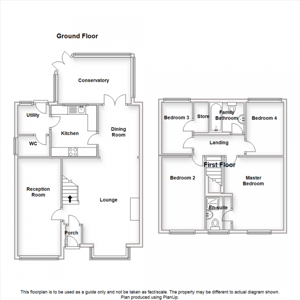 Floor Plan Image for 4 Bedroom Detached House for Sale in Towpath Close, Longford, Coventry