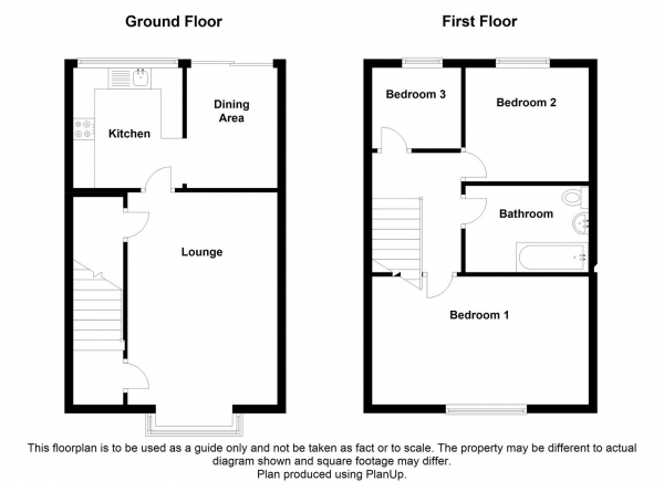 Floor Plan Image for 3 Bedroom Semi-Detached House for Sale in Canon Hudson Close, Coventry