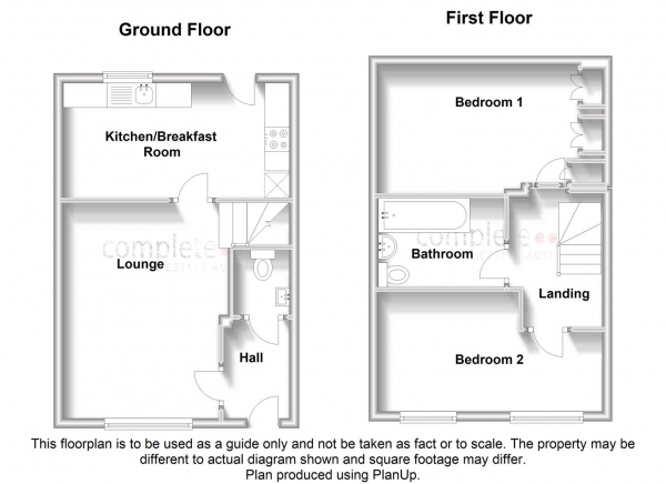 Floor Plan Image for 2 Bedroom Semi-Detached House for Sale in Endicott Bend, Bannerbrook Park, Coventry