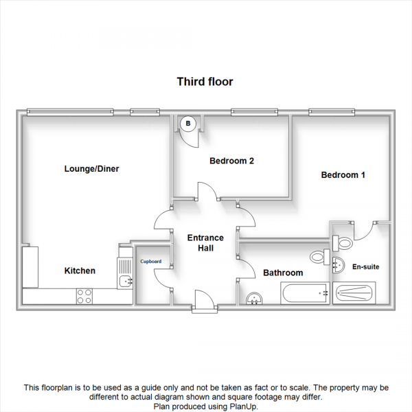 Floor Plan Image for 2 Bedroom Apartment for Sale in Monticello Way, Bannerbrook Park, Coventry