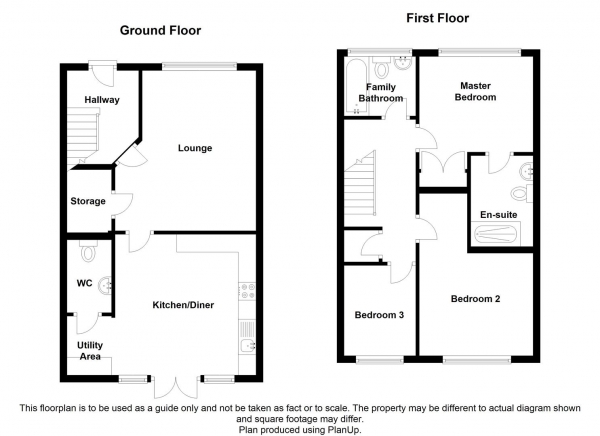 Floor Plan for 3 Bedroom Semi-Detached House for Sale in Tremelay Drive, Tile Hill, Coventry, CV4, 9YA - Guide Price &pound225,000