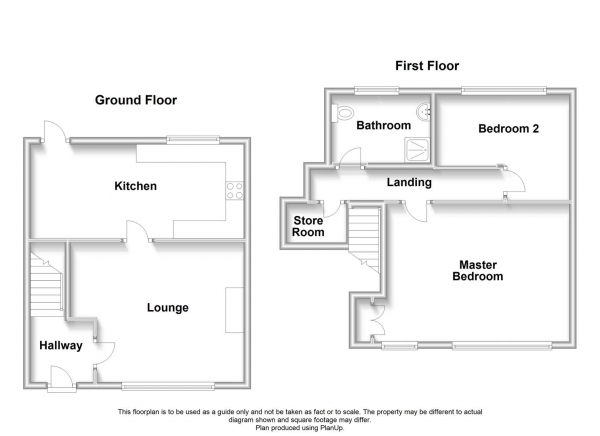 Floor Plan Image for 2 Bedroom End of Terrace House for Sale in Victory Road, Foleshill, Coventry