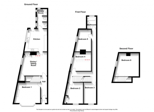 Floor Plan for 5 Bedroom Property for Sale in Northfield Road, Stoke, Coventry, CV1, 2DB - Offers in Excess of &pound215,000