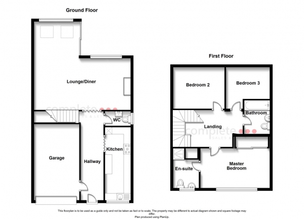 Floor Plan Image for 3 Bedroom Detached House for Sale in Grange Walk, Longford, Coventry