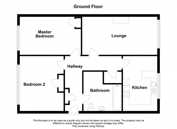 Floor Plan Image for 2 Bedroom Flat for Sale in Bankside Close, Whitley, Coventry