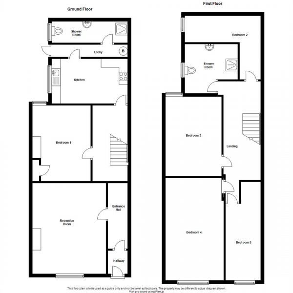 Floor Plan Image for 5 Bedroom Property for Sale in Waveley Road, Spon End, Coventry