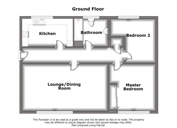 Floor Plan Image for 2 Bedroom Apartment for Sale in Cavalier Court, 193 Siddeley Avenue, Stoke, Coventry